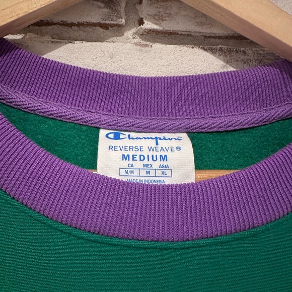 Champion Reverse Weave oversized color block sweatshirt size medium NWT - Picture 5 of 6